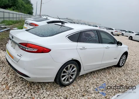 2017 Ford Fusion Se Hybrid z USA, uszkodzony, nr VIN 3FA6P0LU3HR409552